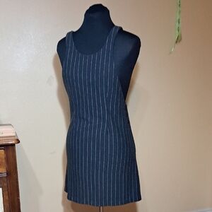 Express Black Fitted Sleeveless Mini Dress